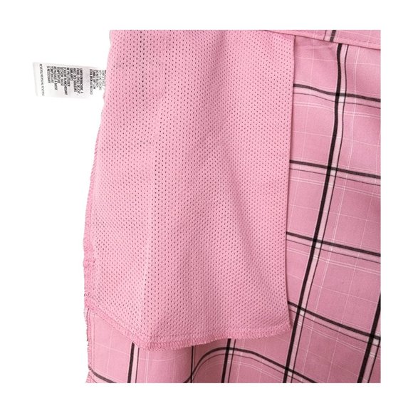 Pre-love Plus-size Izod Cool-FX Stretch Long Golf Shorts Pink Plaid Pock Size 16 - Picture 9 of 13